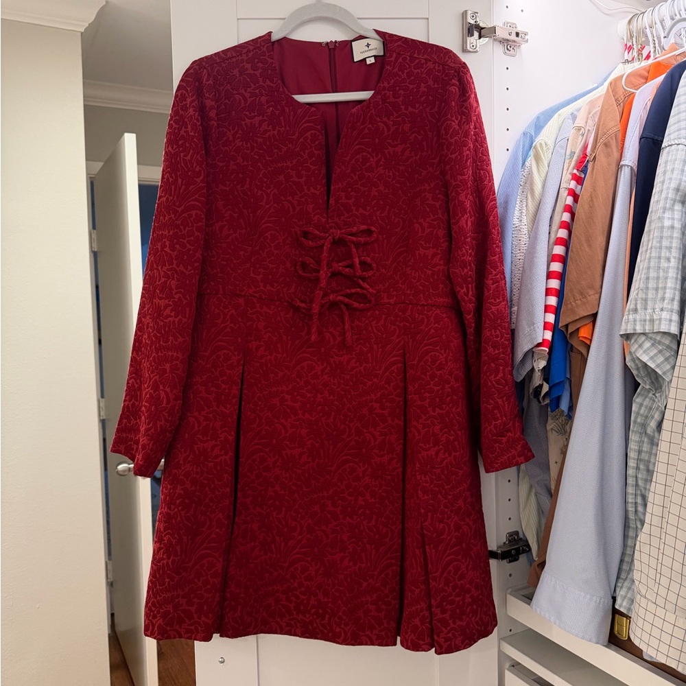 Tuckernuck Blair Jacquard Bow Coat Dress